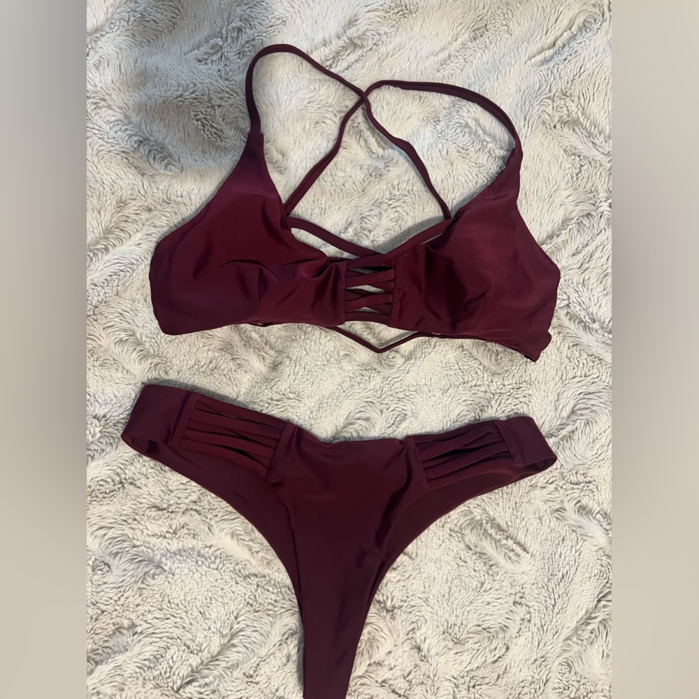 two piece bathing suit